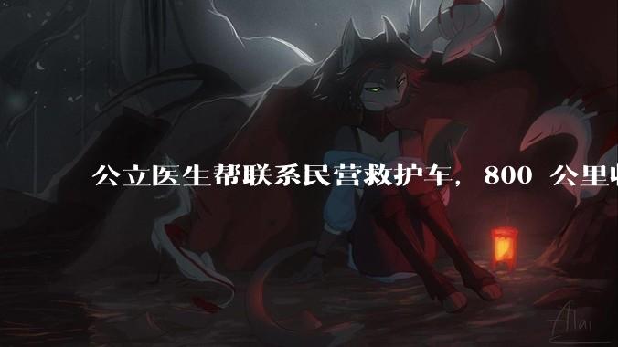 公立医生帮联系民营救护车，800 公里收费 2.8 万元，收费合理吗？救护车收费标准是什么？