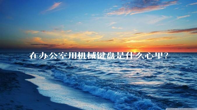 在办公室用机械键盘是什么心里？